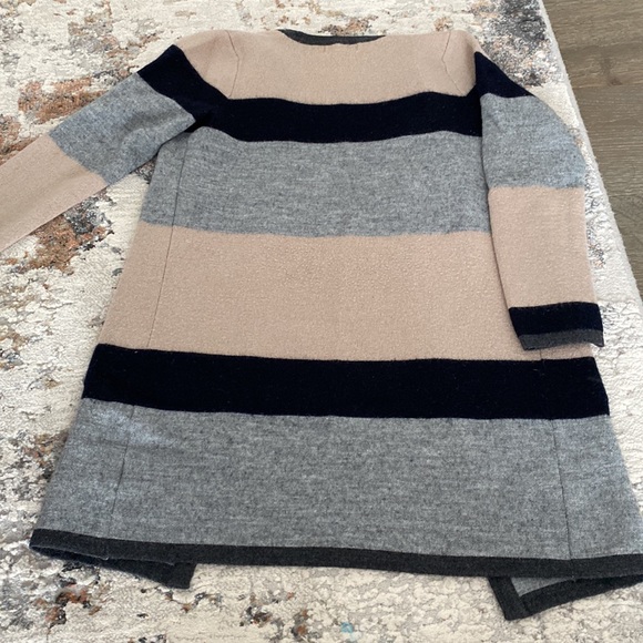 Tri-Color Wool Cardigan - Paraphrase - Picture 2 of 3